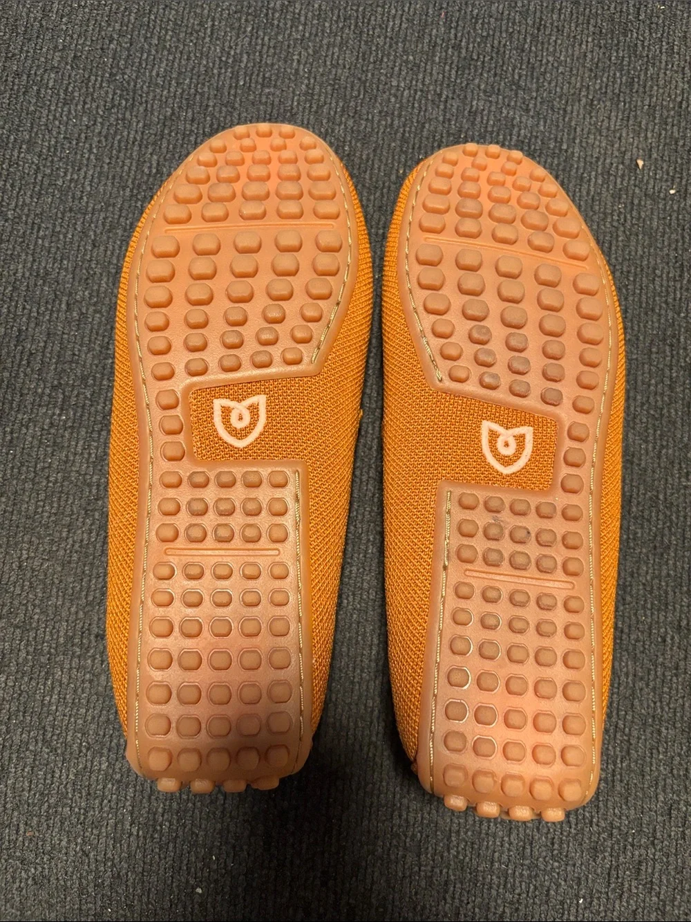 Rothy's Orange Canvas Slip-On Loafers
